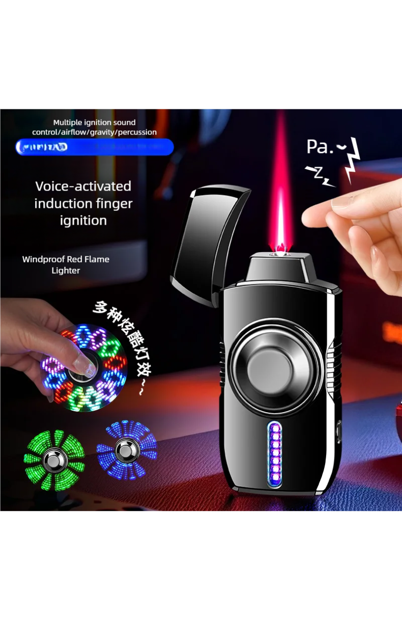 Electronics Gadgets For Men - Newest LED Light Fidget Spinner Lighter