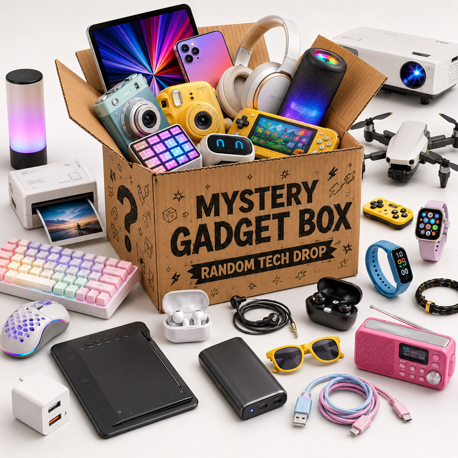 Electronics Gadgets For Gift - Random Electronics Mystery Box Tech Surprise