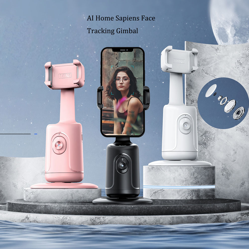 Auto Tracking Tripod - AI Smart Gimbal 360° Auto Face