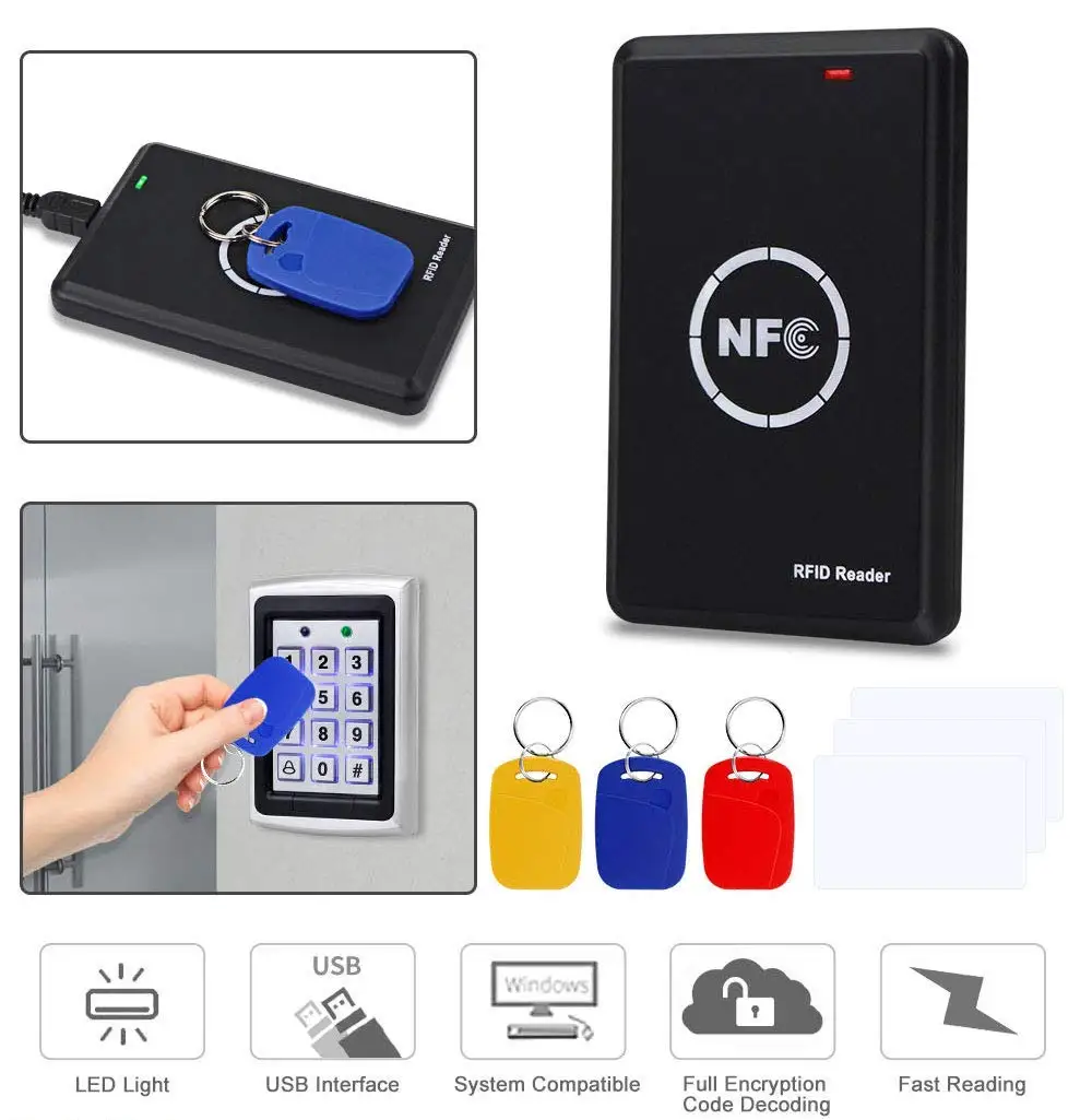 Nfc Tag Programmable - NFC Smart Card Reader Writer RFID