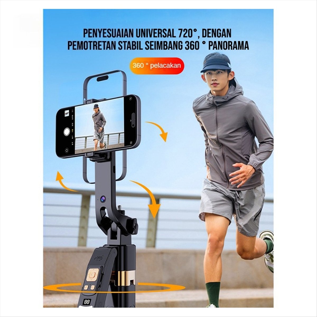 M05K CL12P 180CM Selfie Stick  - Auto Tracking Tripod recensie en prijs