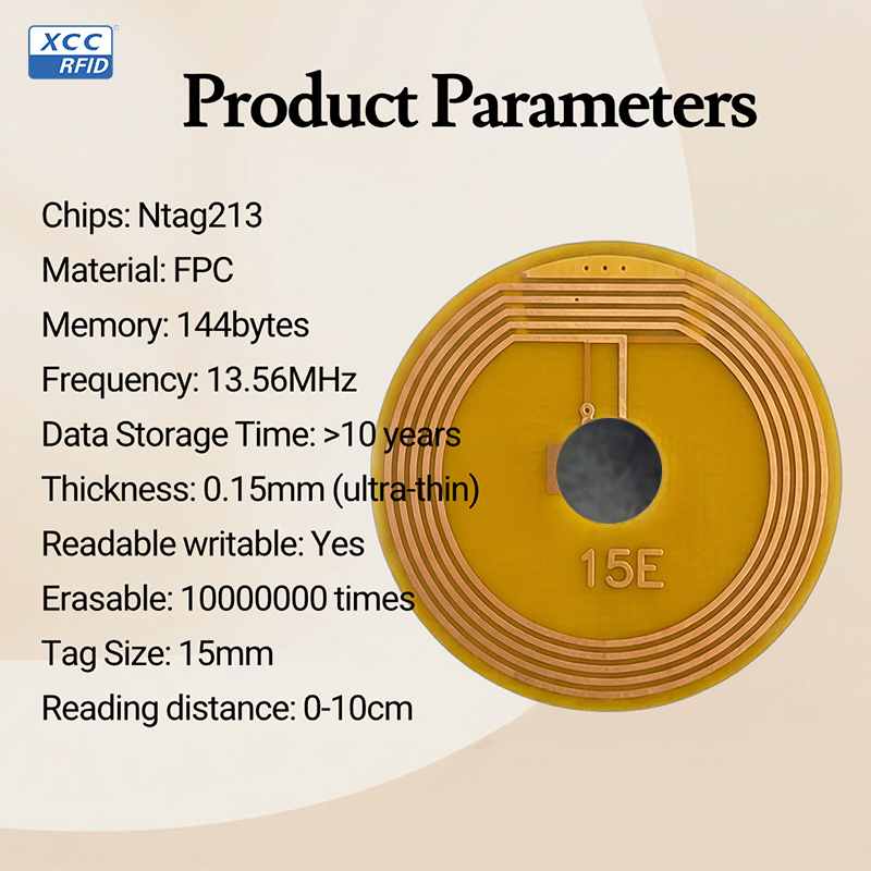NTAG213 NFC Sticker 15mm RFID  - Nfc Tag Programmable recensie en prijs