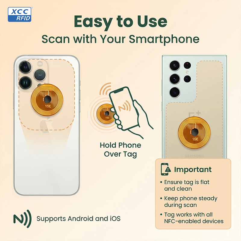 NTAG213 NFC Sticker 15mm RFID  - Nfc Tag Programmable recensie en prijs