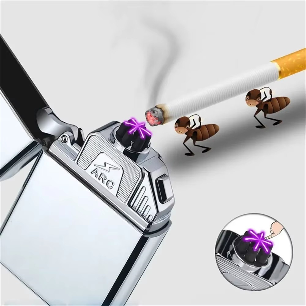 New Six Arcs Lighter Windproof - Electronics Gadgets For Gift recensie en prijs