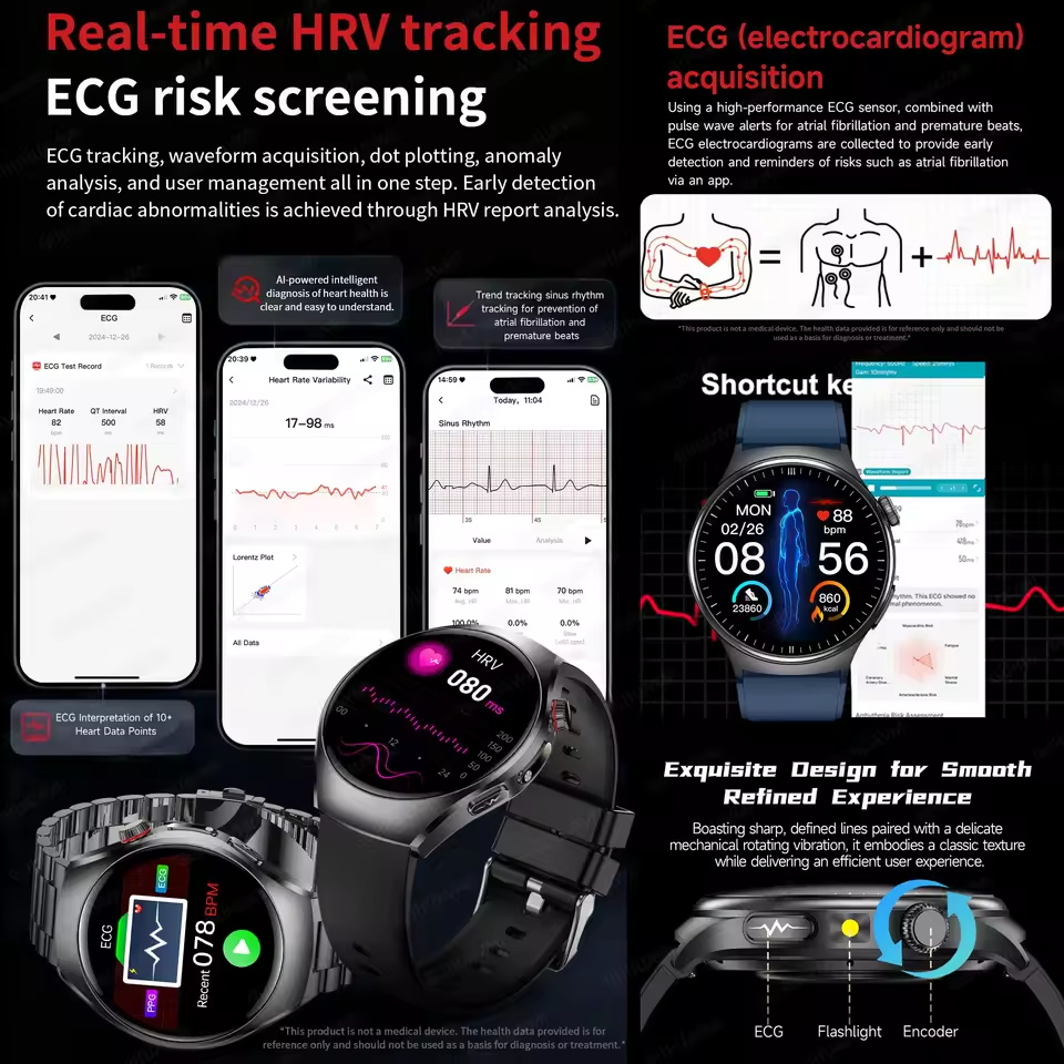 New Accurate ECG Smart Watch B - Laser Distance Measure recensie en prijs