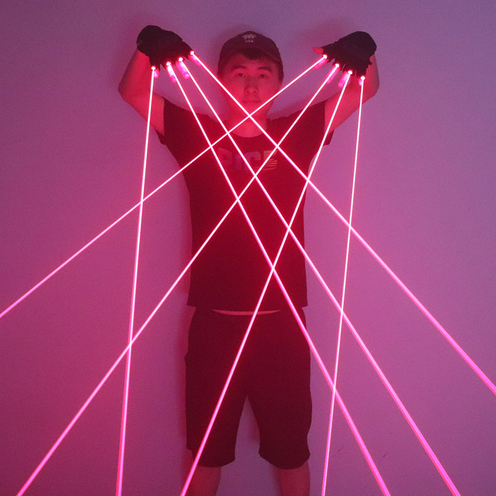 650nm Red Laser Gloves Stage L - Led Gloves Music recensie en prijs