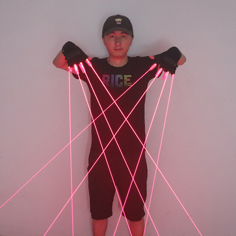 650nm Red Laser Gloves Stage L - Led Gloves Music recensie en prijs