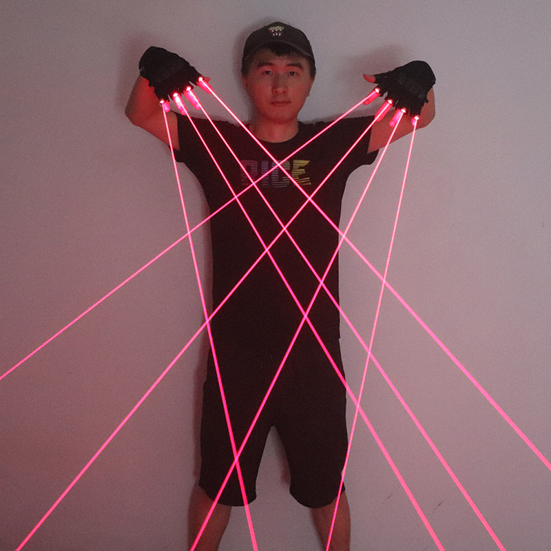 650nm Red Laser Gloves Stage L - Led Gloves Music recensie en prijs