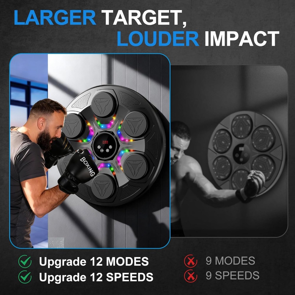 Upgrade Music Boxing Machine,  - Led Gloves Music recensie en prijs