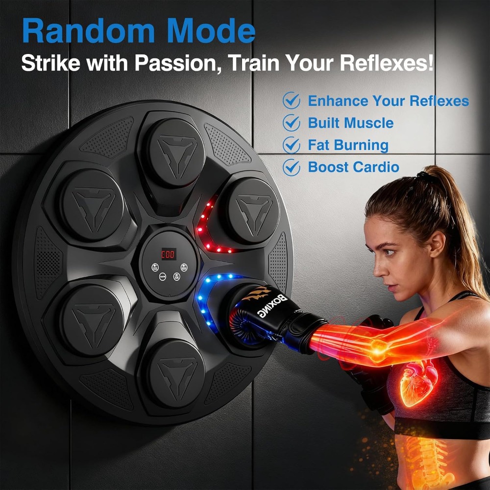 Upgrade Music Boxing Machine,  - Led Gloves Music recensie en prijs