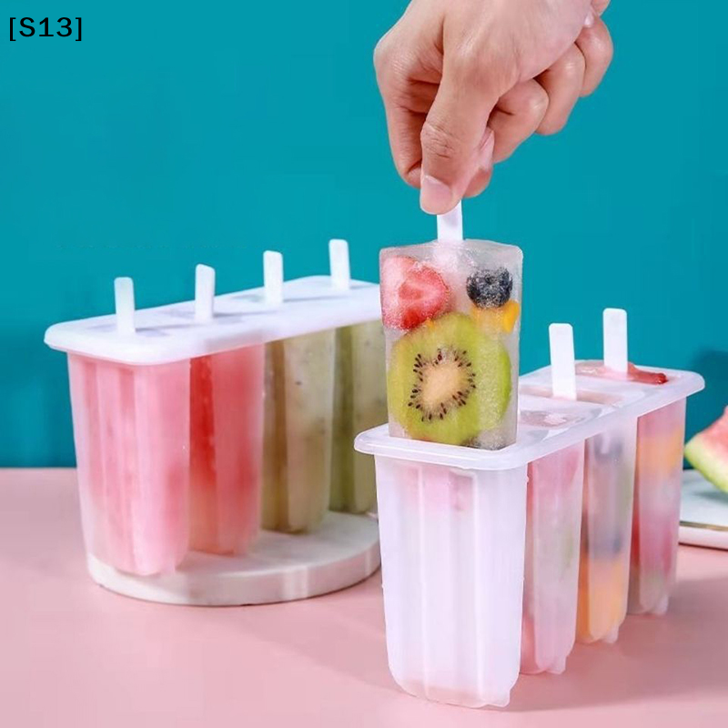 4 Cell Ice Cream Popsicle Mold - Gadget Q recensie en prijs