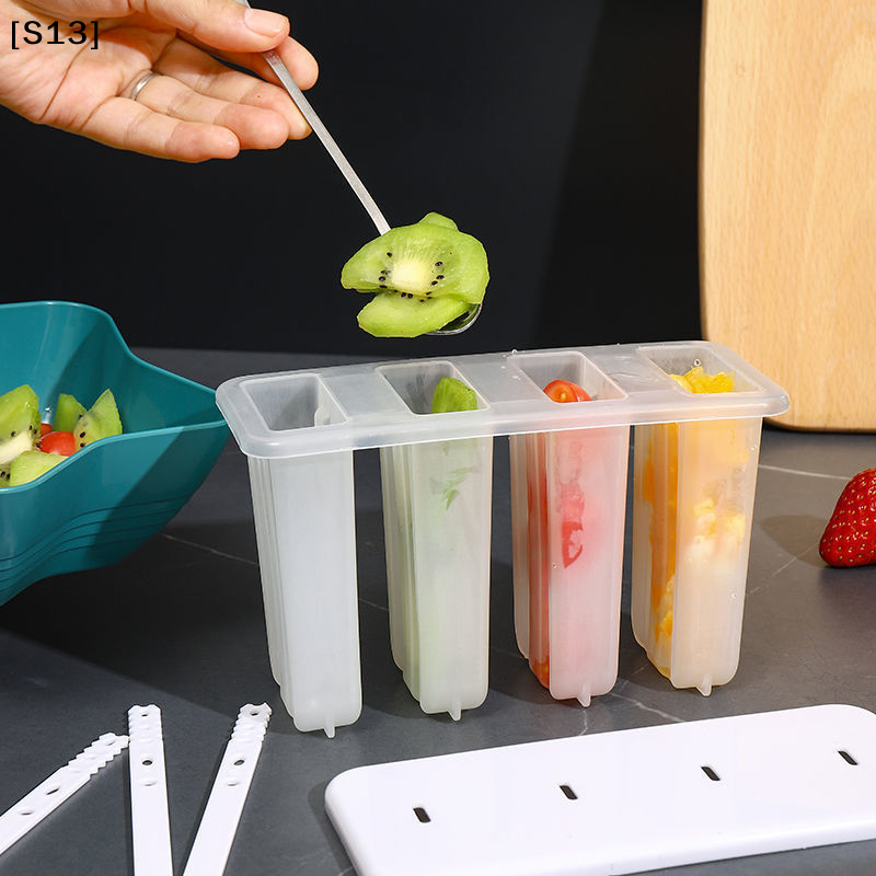4 Cell Ice Cream Popsicle Mold - Gadget Q recensie en prijs