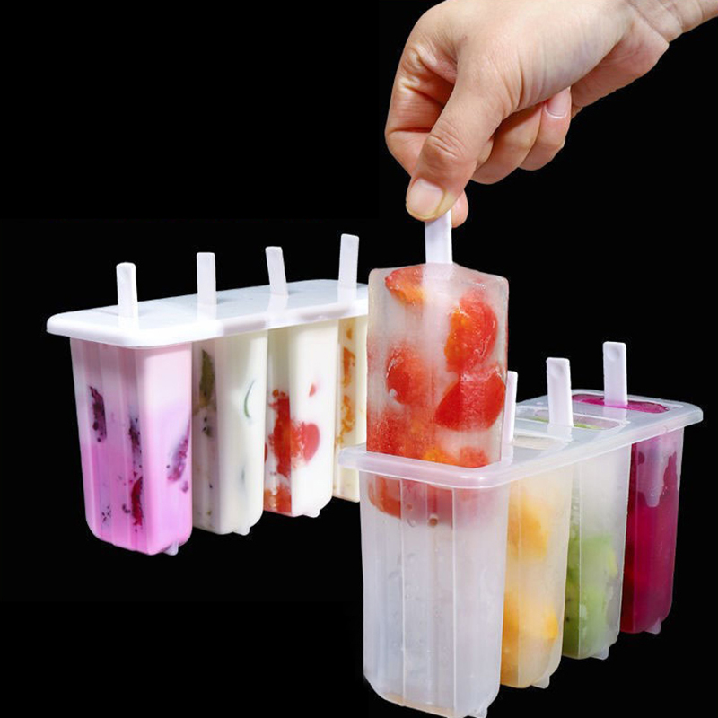 4 Cell Ice Cream Popsicle Mold - Gadget Q recensie en prijs