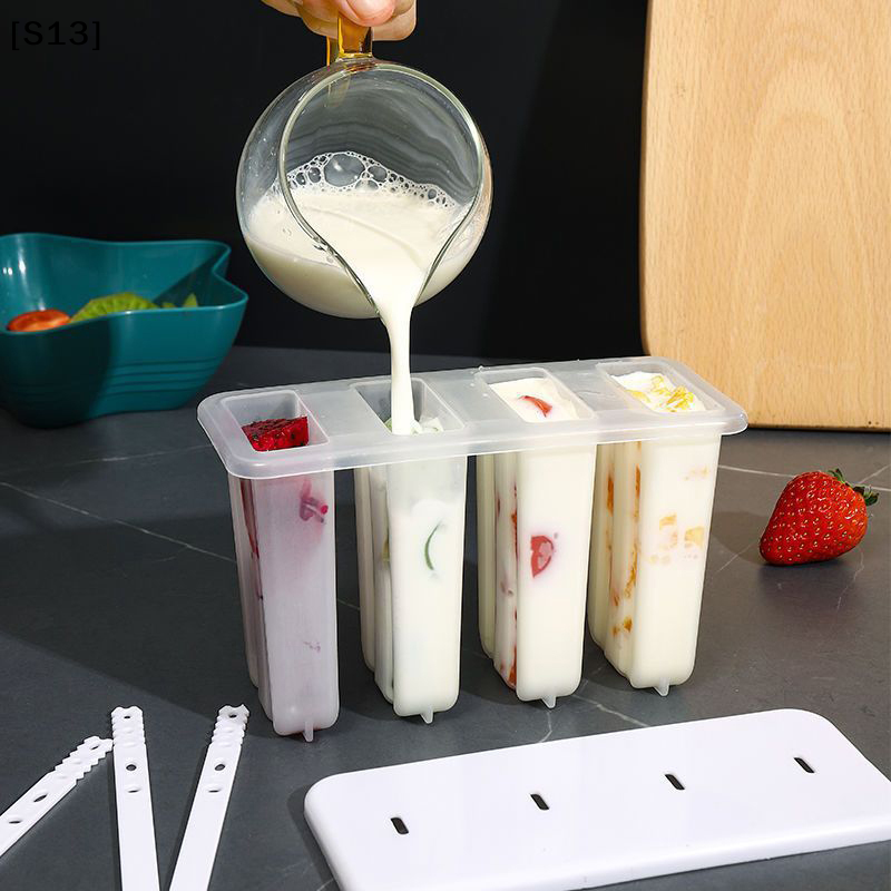 4 Cell Ice Cream Popsicle Mold - Gadget Q recensie en prijs
