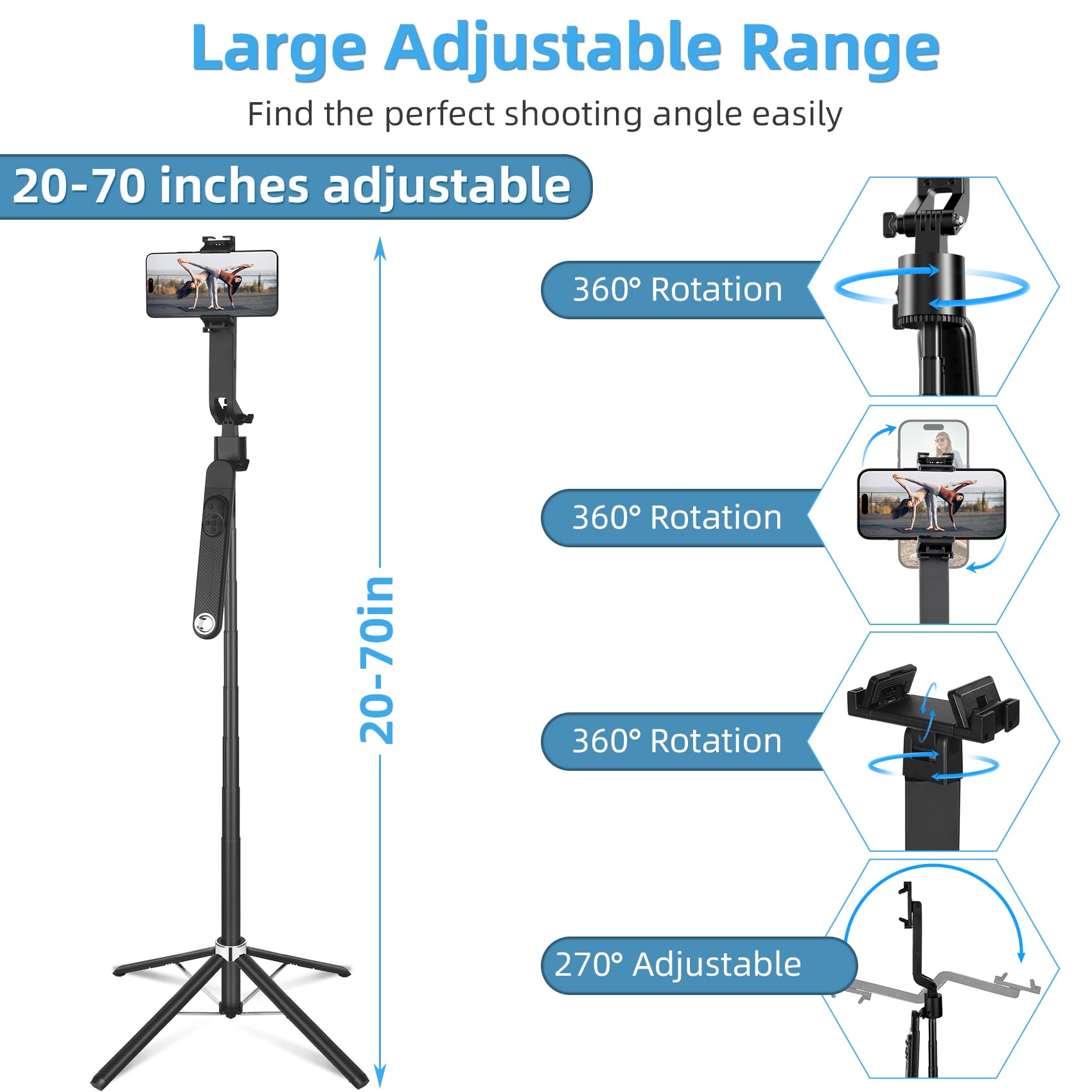 360° Auto Face Tracking Tripod - Auto Tracking Tripod recensie en prijs