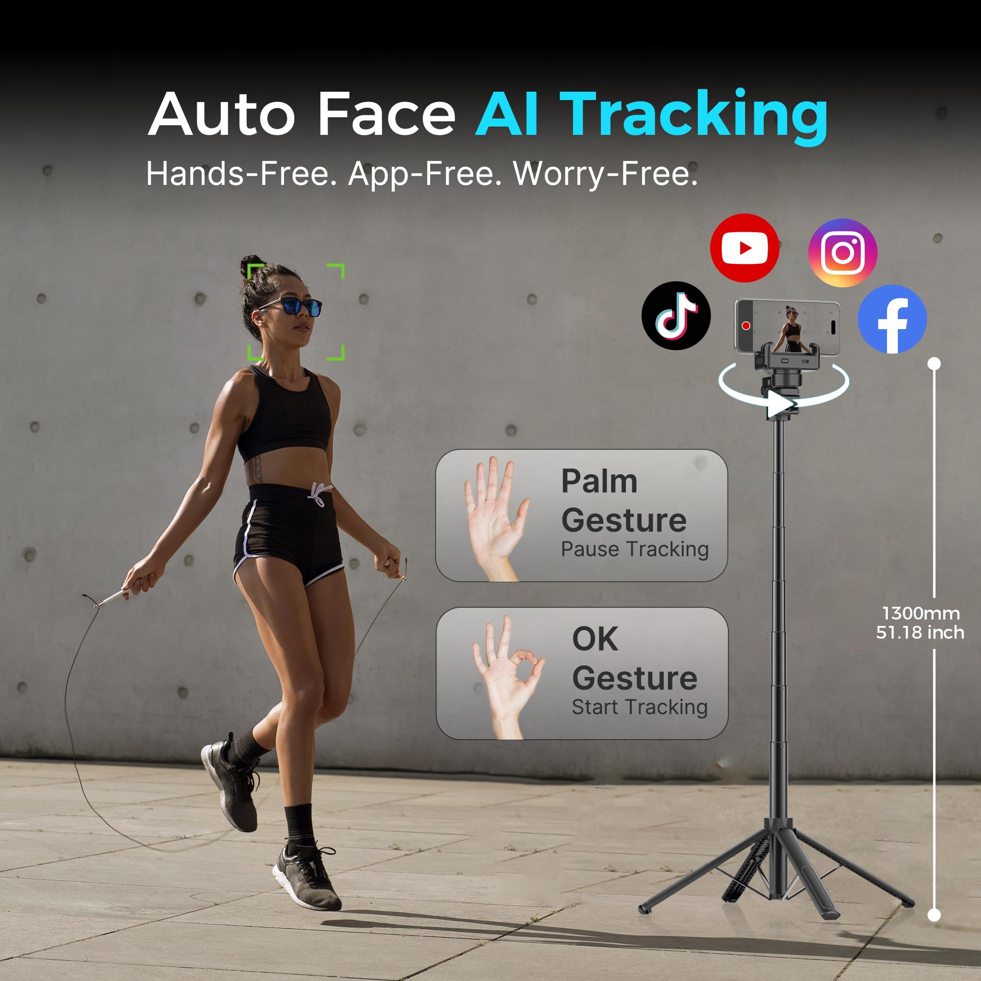 Auto Face Tracking Tripod & 36 - Auto Tracking Tripod recensie en prijs