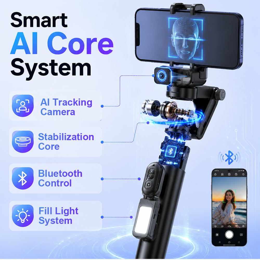 360° Rotation Auto Tracking Gi - Auto Tracking Tripod recensie en prijs