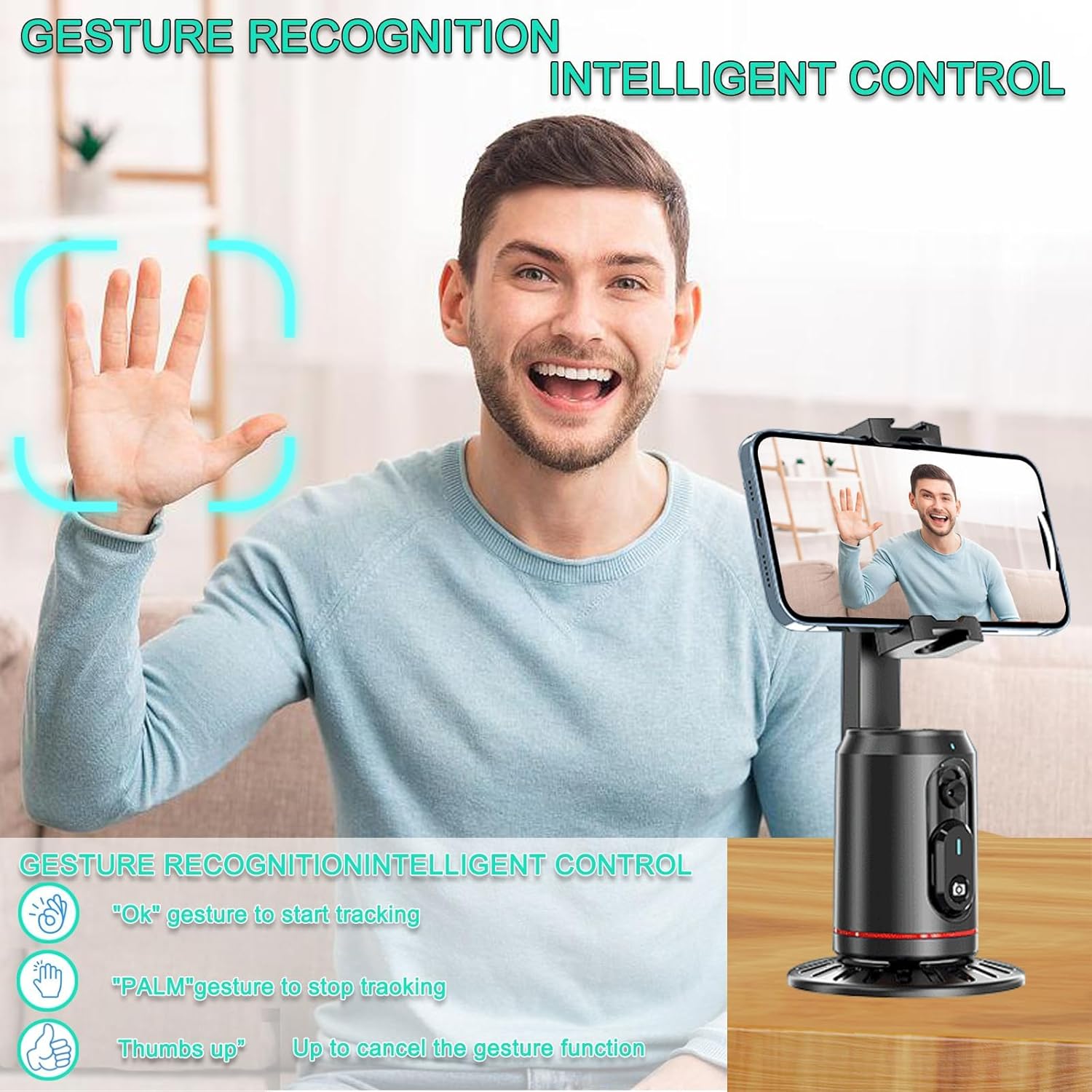 Auto Face Tracking Tripod 360° - Auto Tracking Tripod recensie en prijs