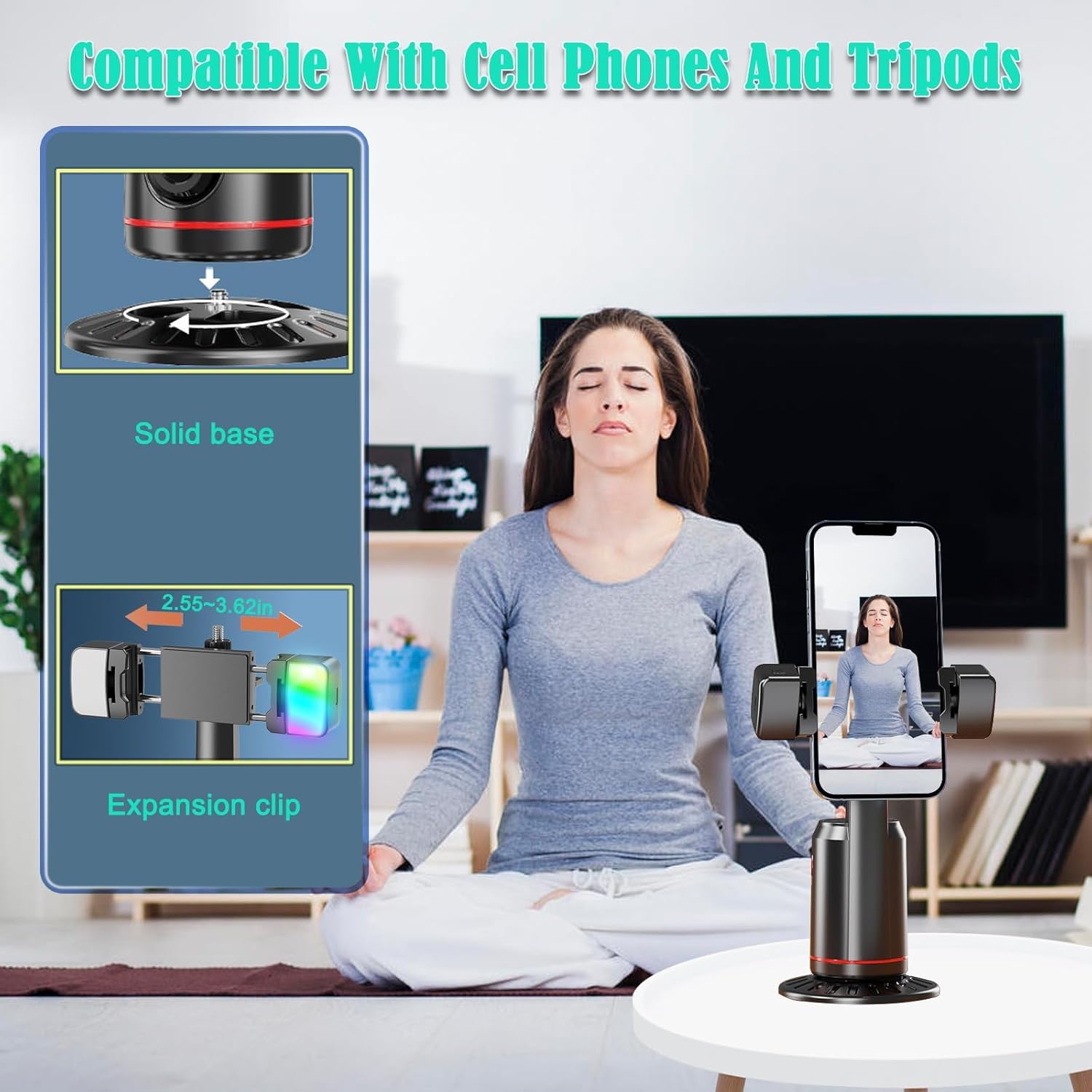 Auto Face Tracking Tripod 360° - Auto Tracking Tripod recensie en prijs