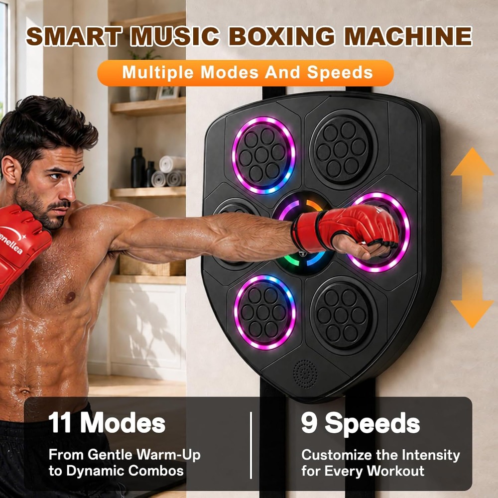 Smart Wall-Mounted Music Boxin - Led Gloves Music recensie en prijs