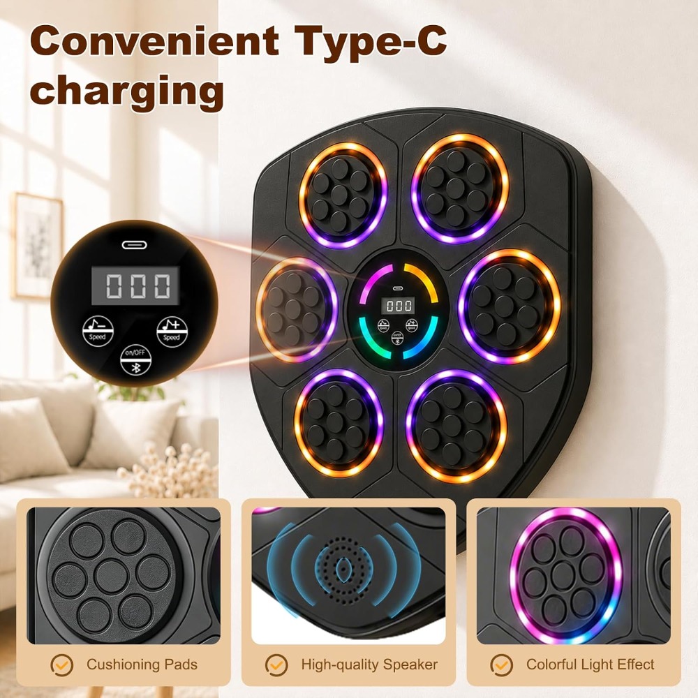 Smart Wall-Mounted Music Boxin - Led Gloves Music recensie en prijs