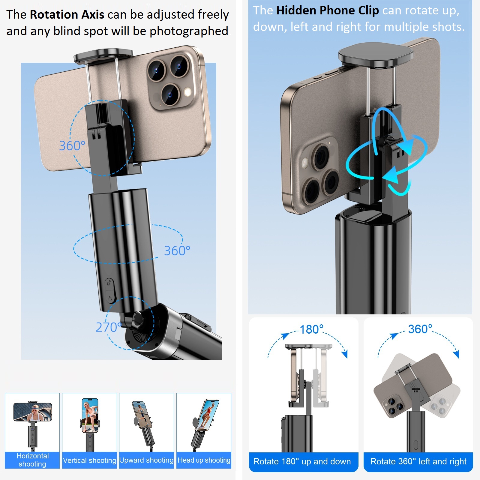 Auto Face Tracking Tripod 360° - Auto Tracking Tripod recensie en prijs