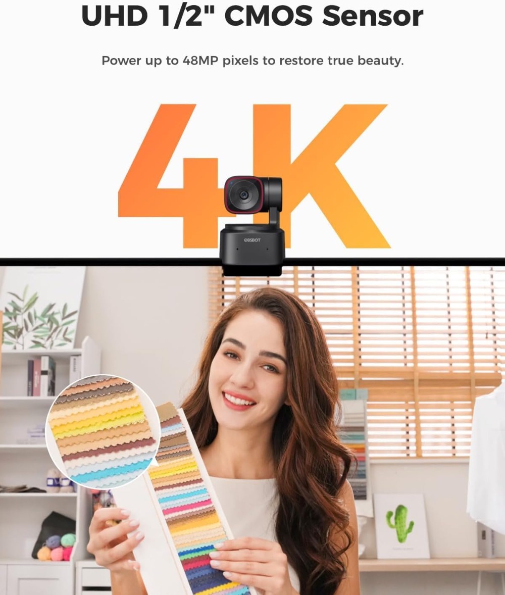 4K UHD AI Auto Tracking PTZ We - Auto Tracking Tripod recensie en prijs