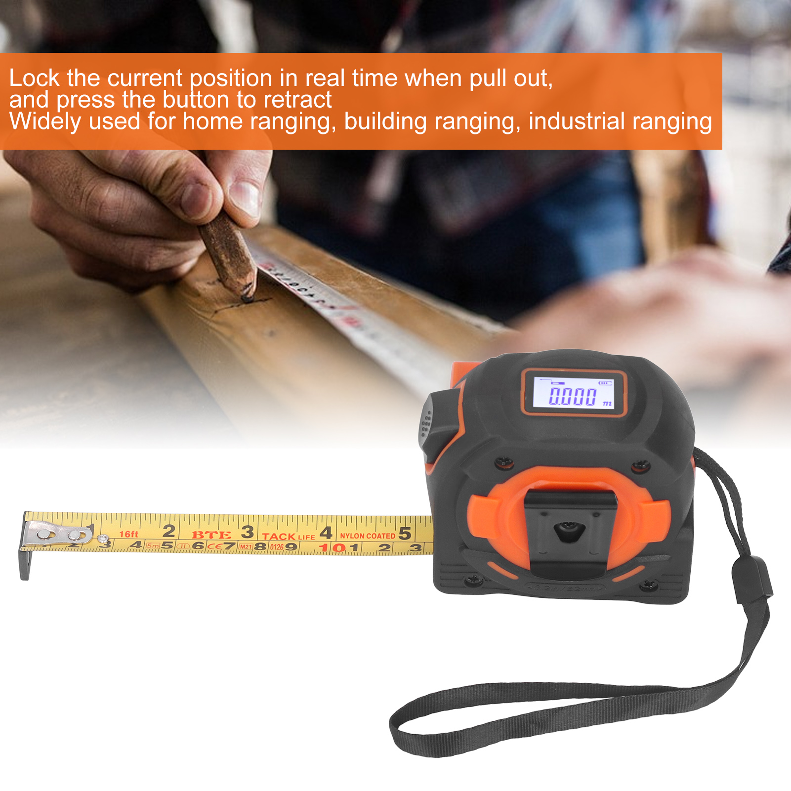 Laser Distance Tape Measure La - Laser Distance Measure recensie en prijs