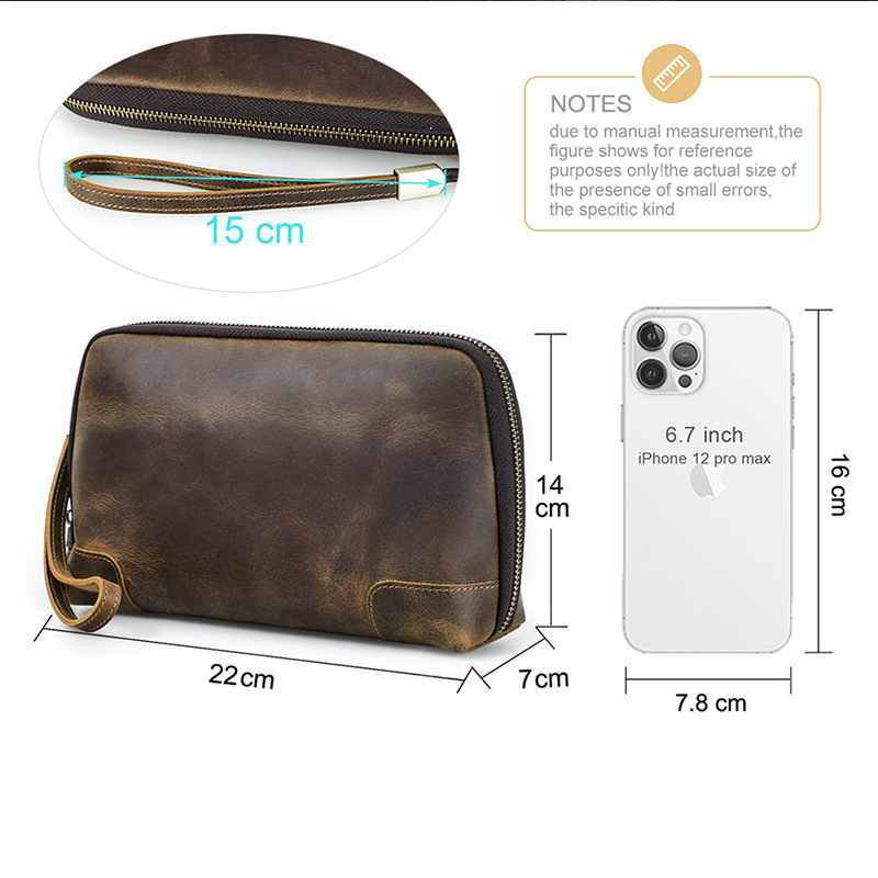 Genuine Leather Tech Pouch Mul - Electronics Gadgets For Men recensie en prijs