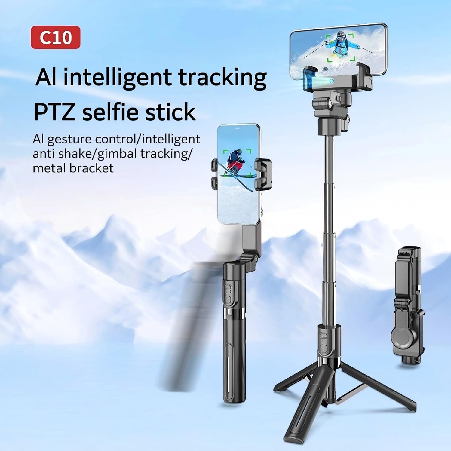 AI Tracking Gimbal Stabilizer  - Auto Tracking Tripod recensie en prijs
