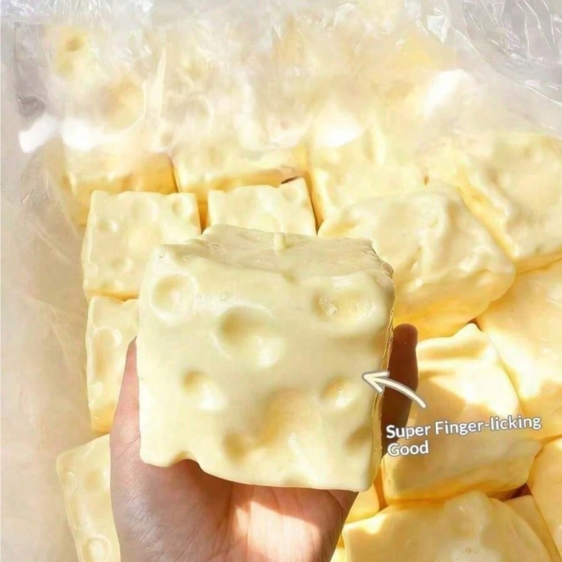 Cheese Block Squishy Toy, Real - Gadget Q recensie en prijs