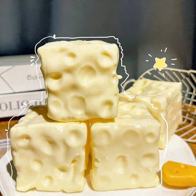 Cheese Block Squishy Toy, Real - Gadget Q recensie en prijs