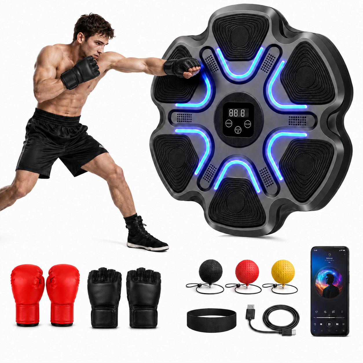 Music Boxing Tool Music Boxing - Led Gloves Music recensie en prijs
